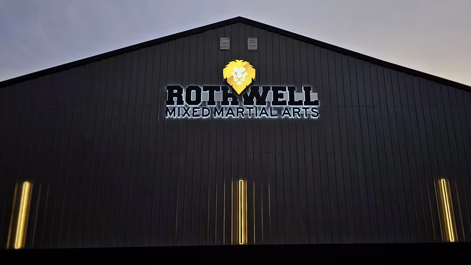 exterior of Rothwell MMA building