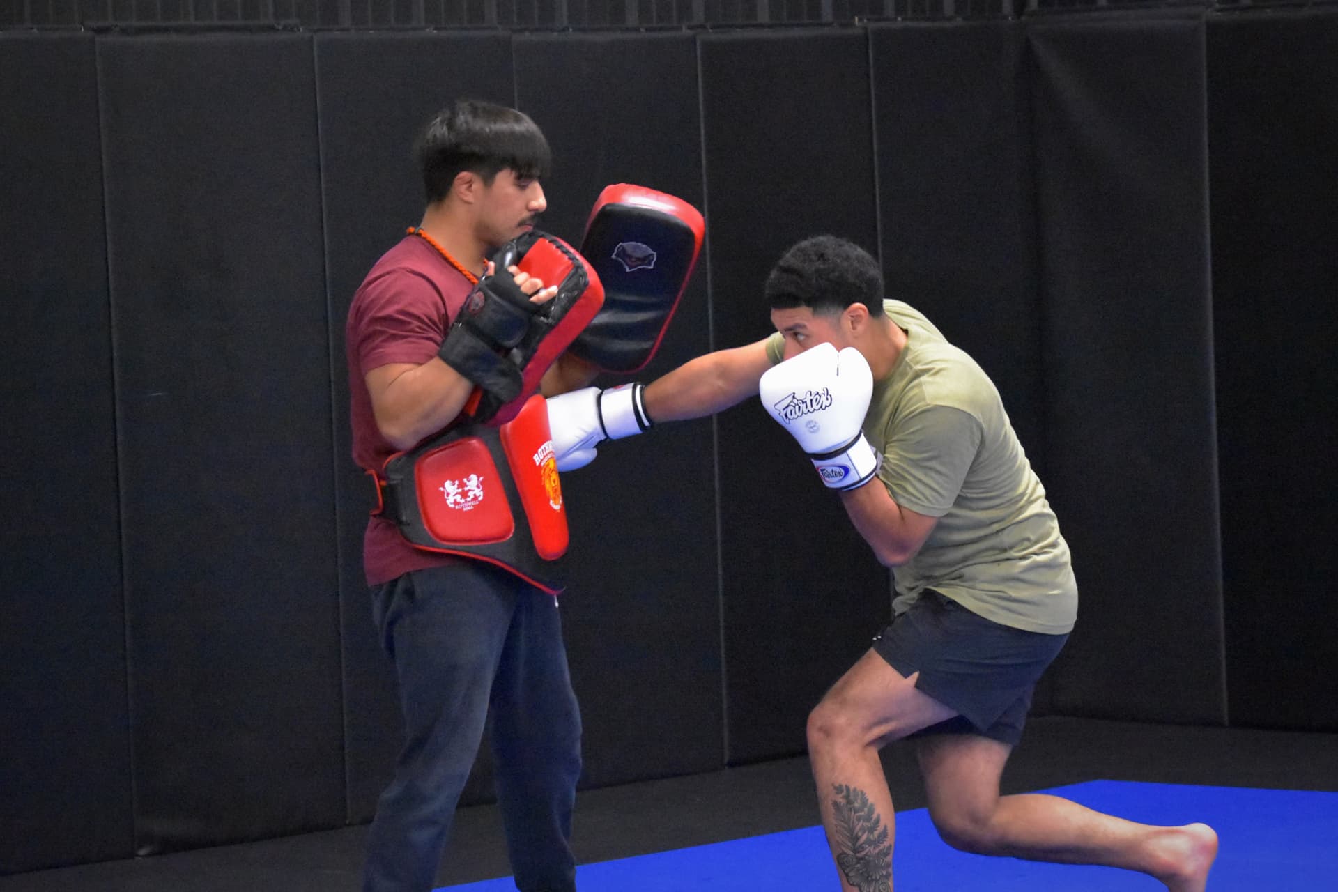 Kickboxing training